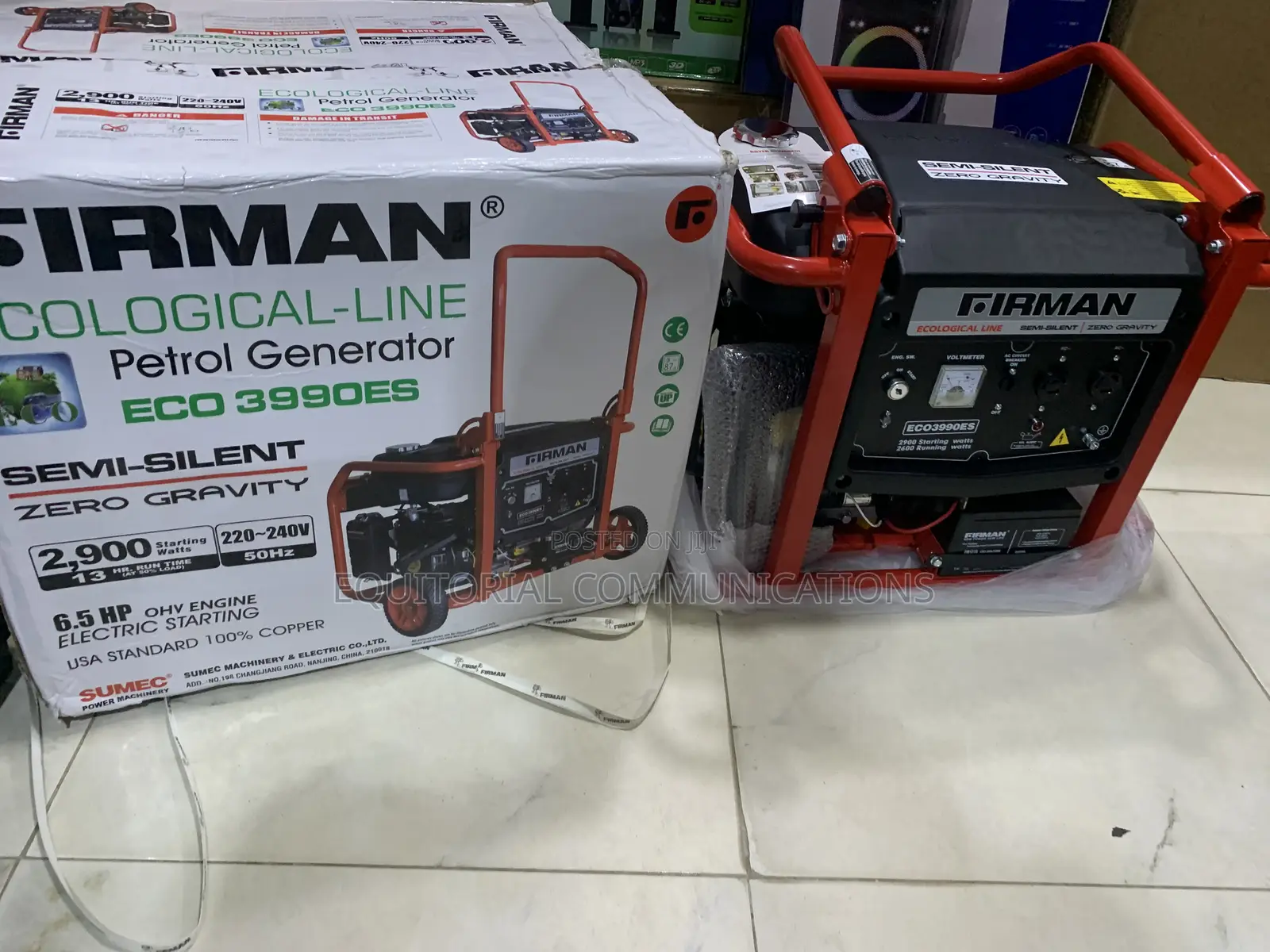 SUMEC FIRMAN 2.9KVA Portable Home Power Generator