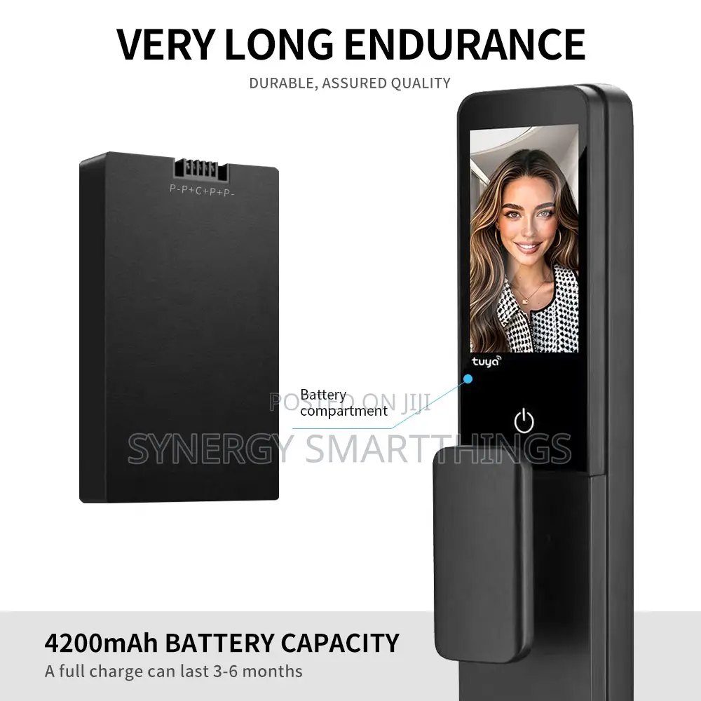 Z41 Smart Door Lock With Face Recognition, Fingerprint