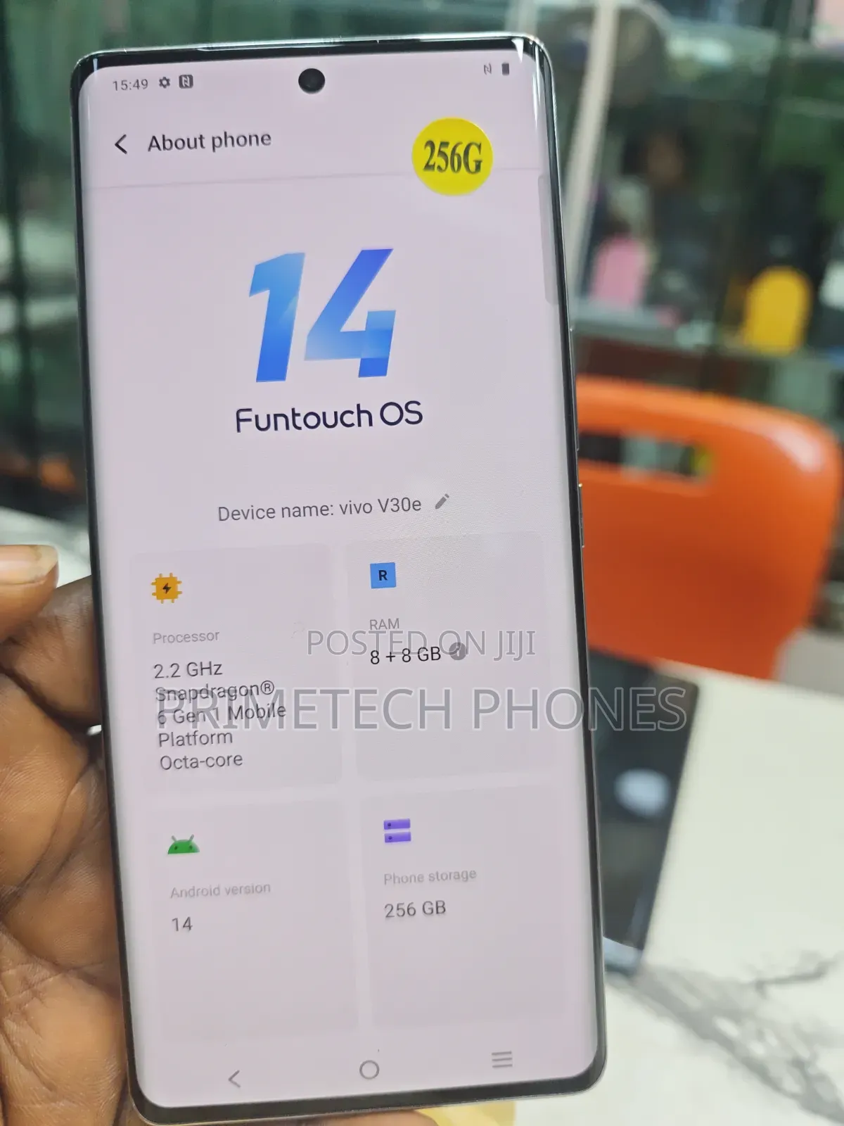 Vivo V30 SE 256 GB Silver