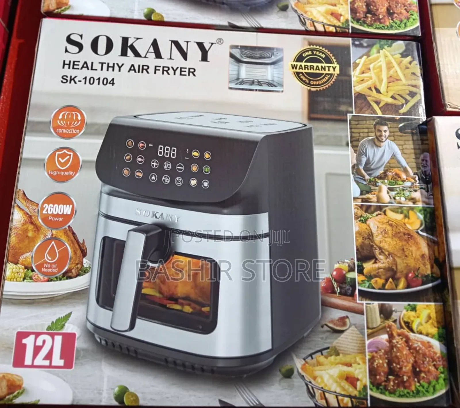 Sokany Healthy Air Fryer (SK-10104)