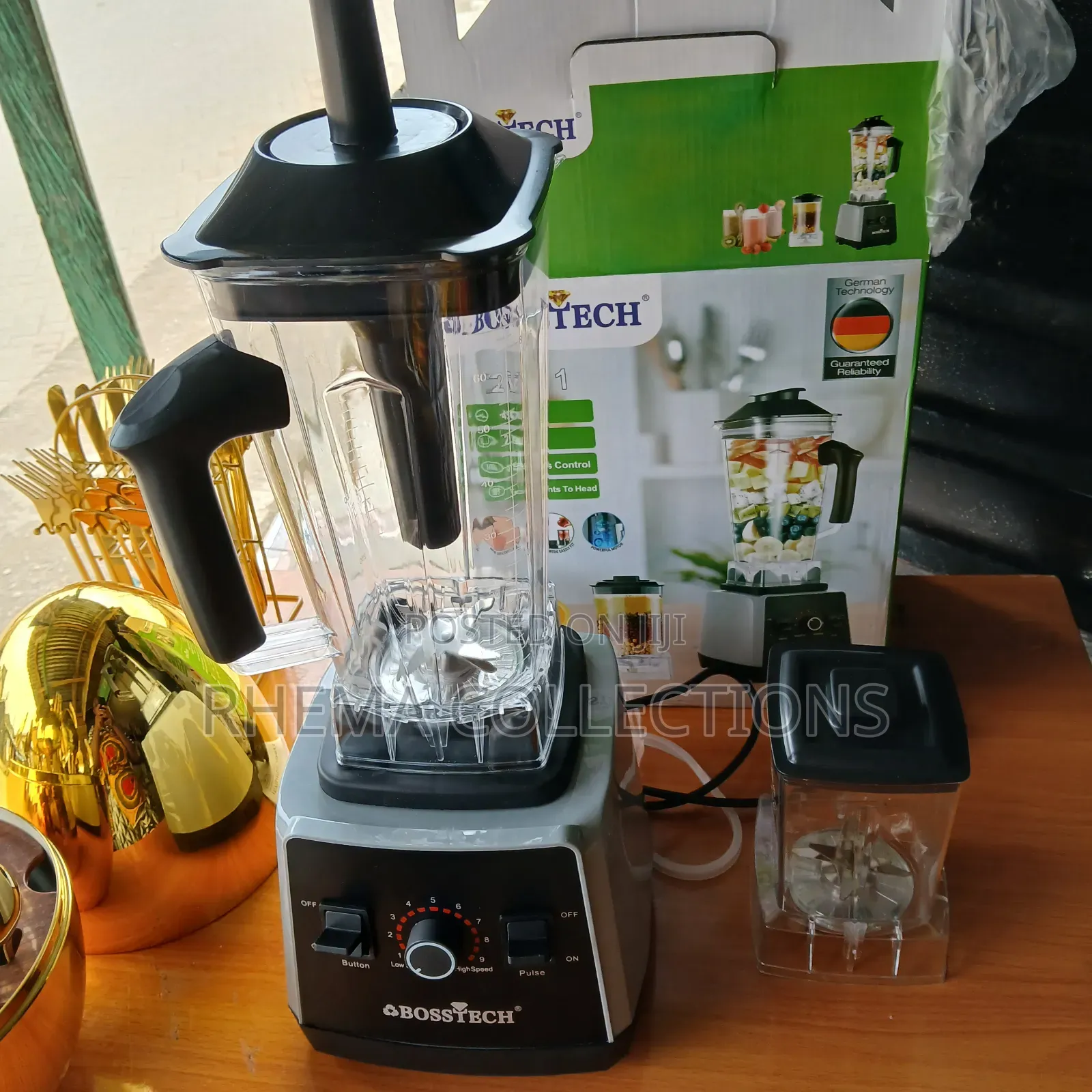 2in1 Bosstech German Electric Blender