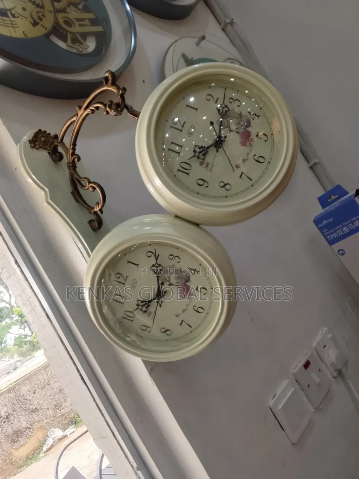Double Face Clock