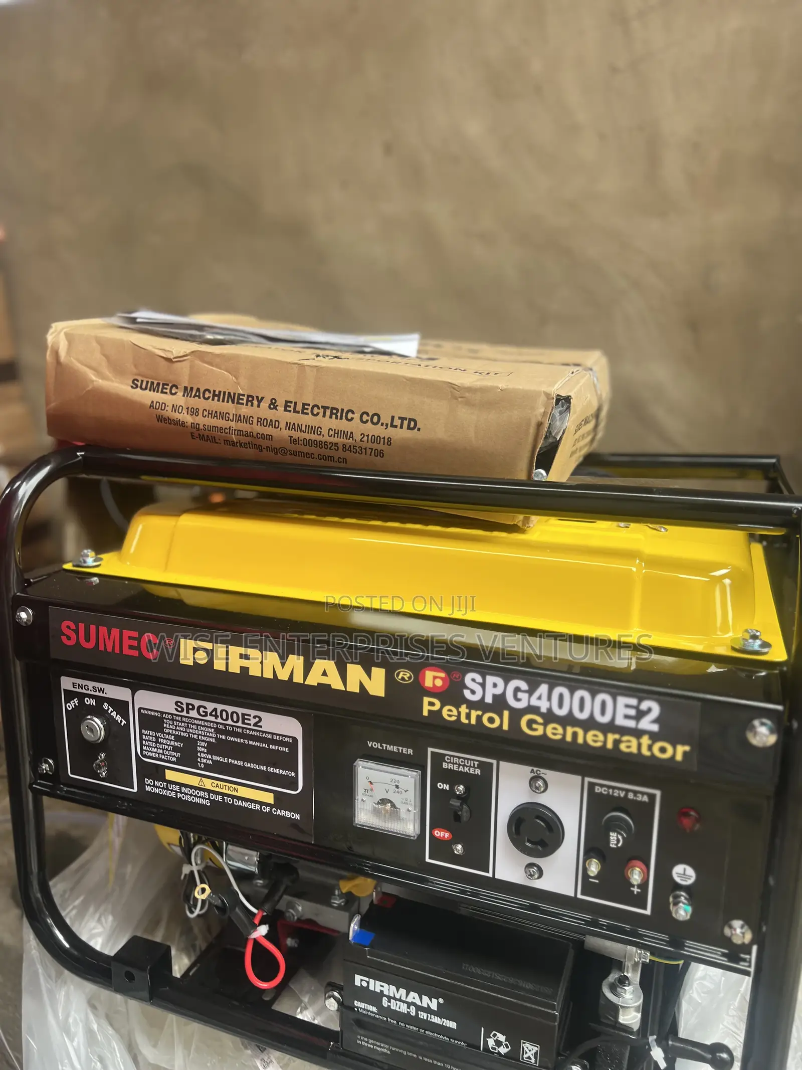Sumec Firman Spg4000 Key Starter 100% Copper Coil