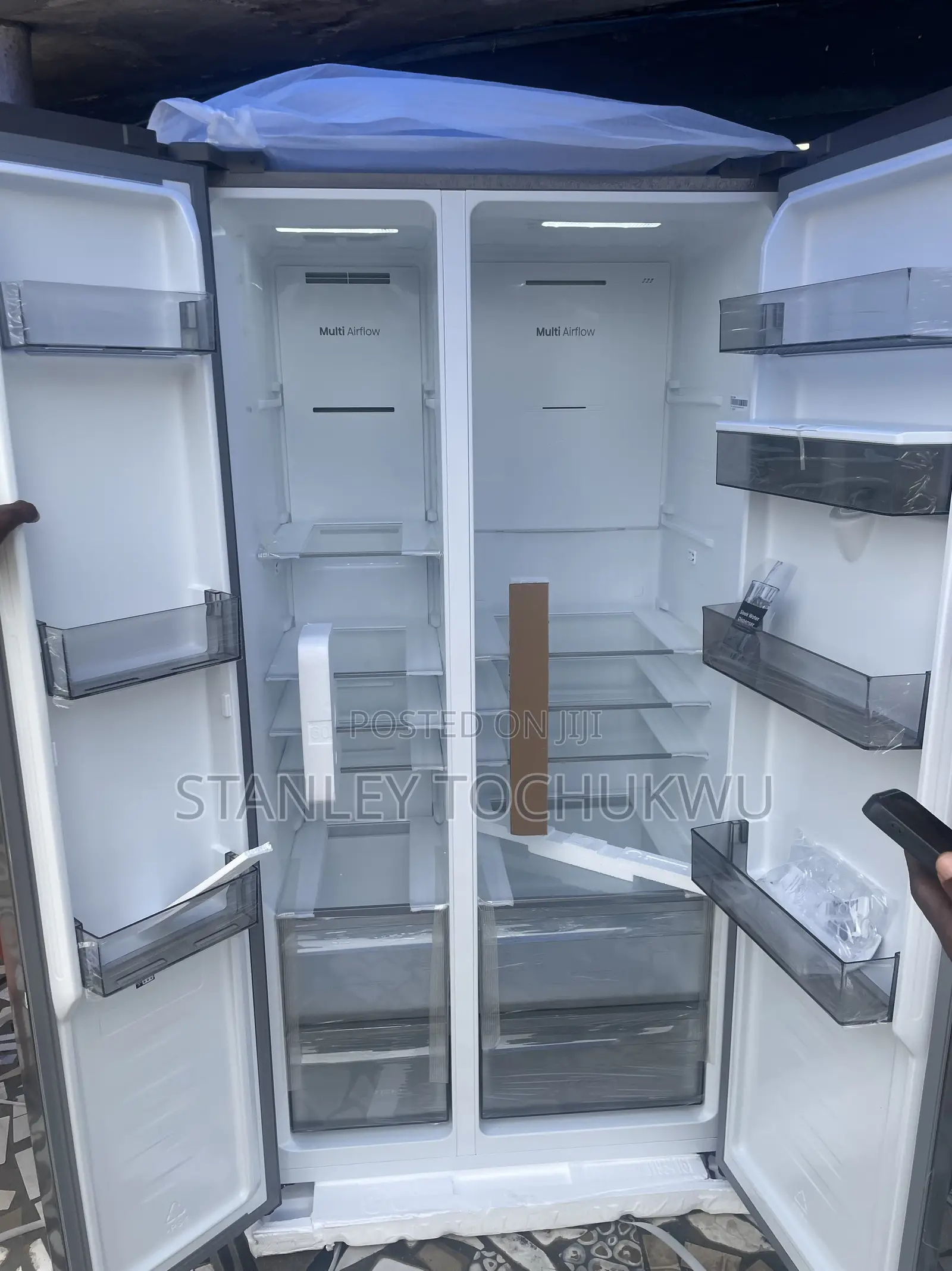 Hisense Side by Side Fridge With Water Dispenser Inverter