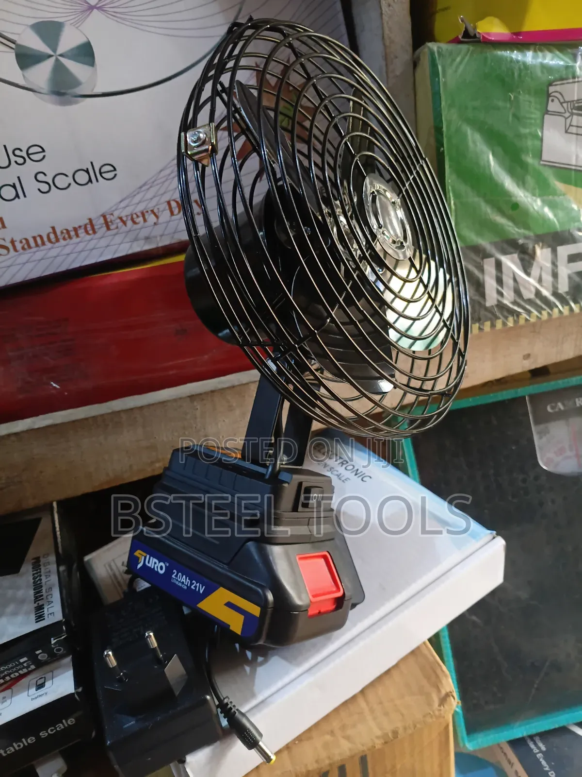 Portable Cordless Fan – Rechargeable Cooling Fan