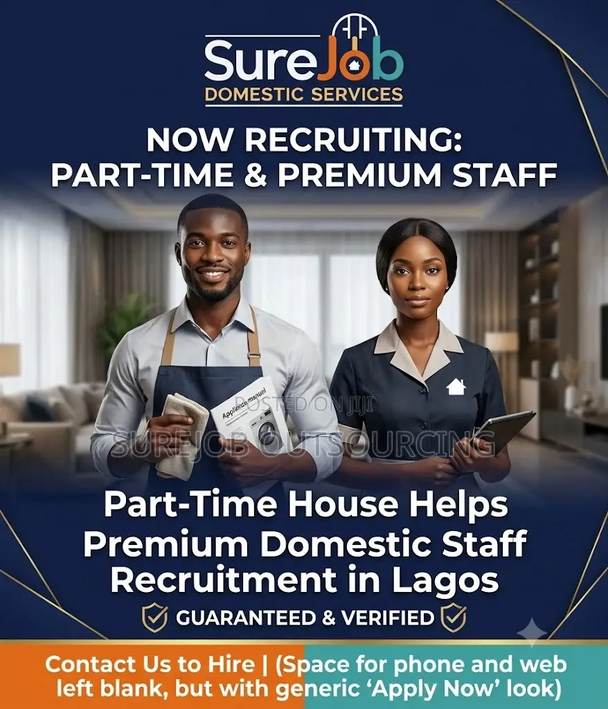 Premium Domestic Staff Recruitment in Lagos | Guaranteed Verified