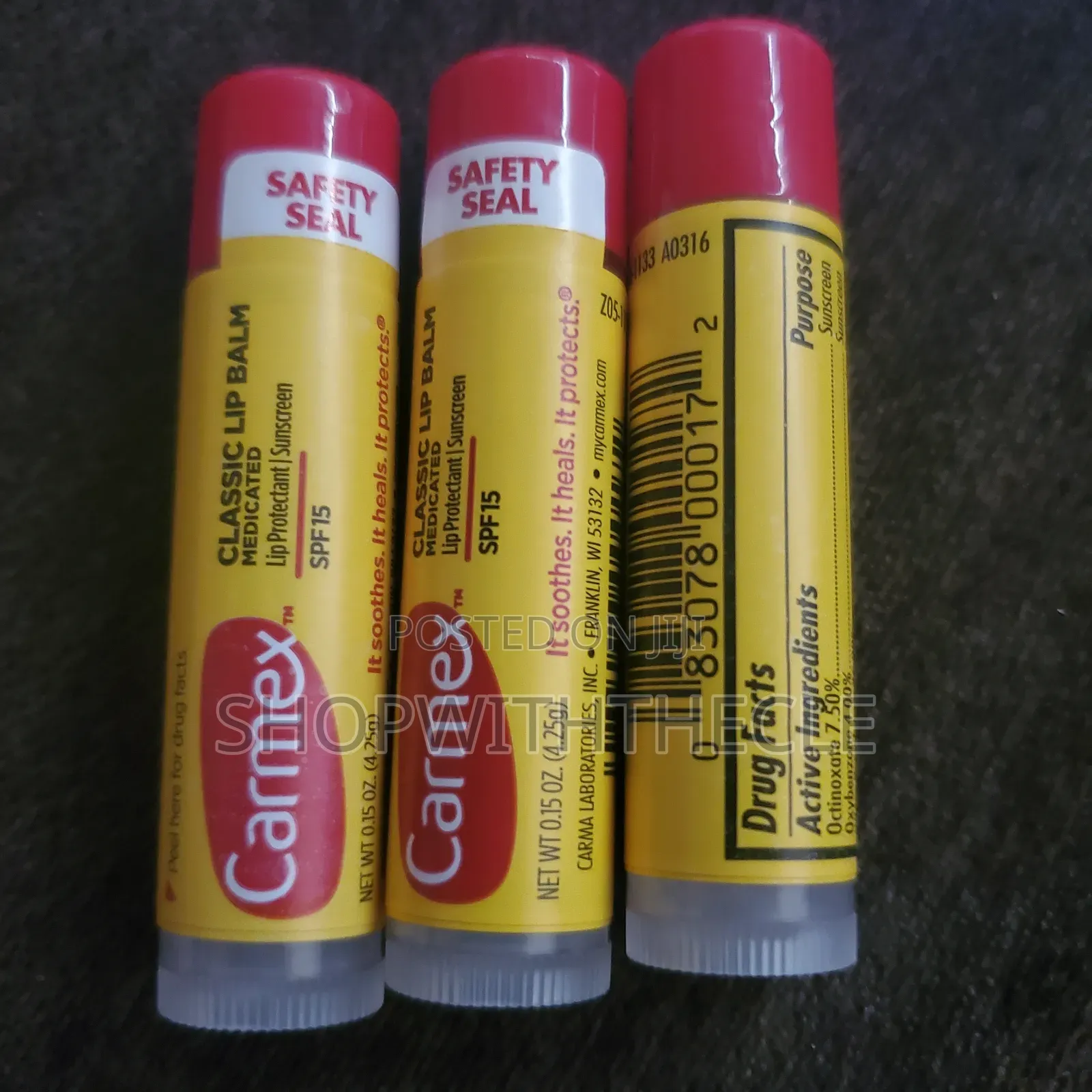 Carmex Moisturizing Lip Balm Stick SPF 50 4.25g