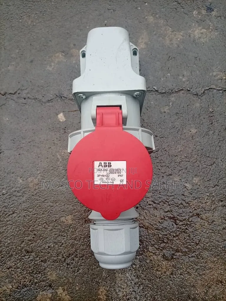 ABB 32a 3p+n Industrial Plug (220/380v – 250/415v)