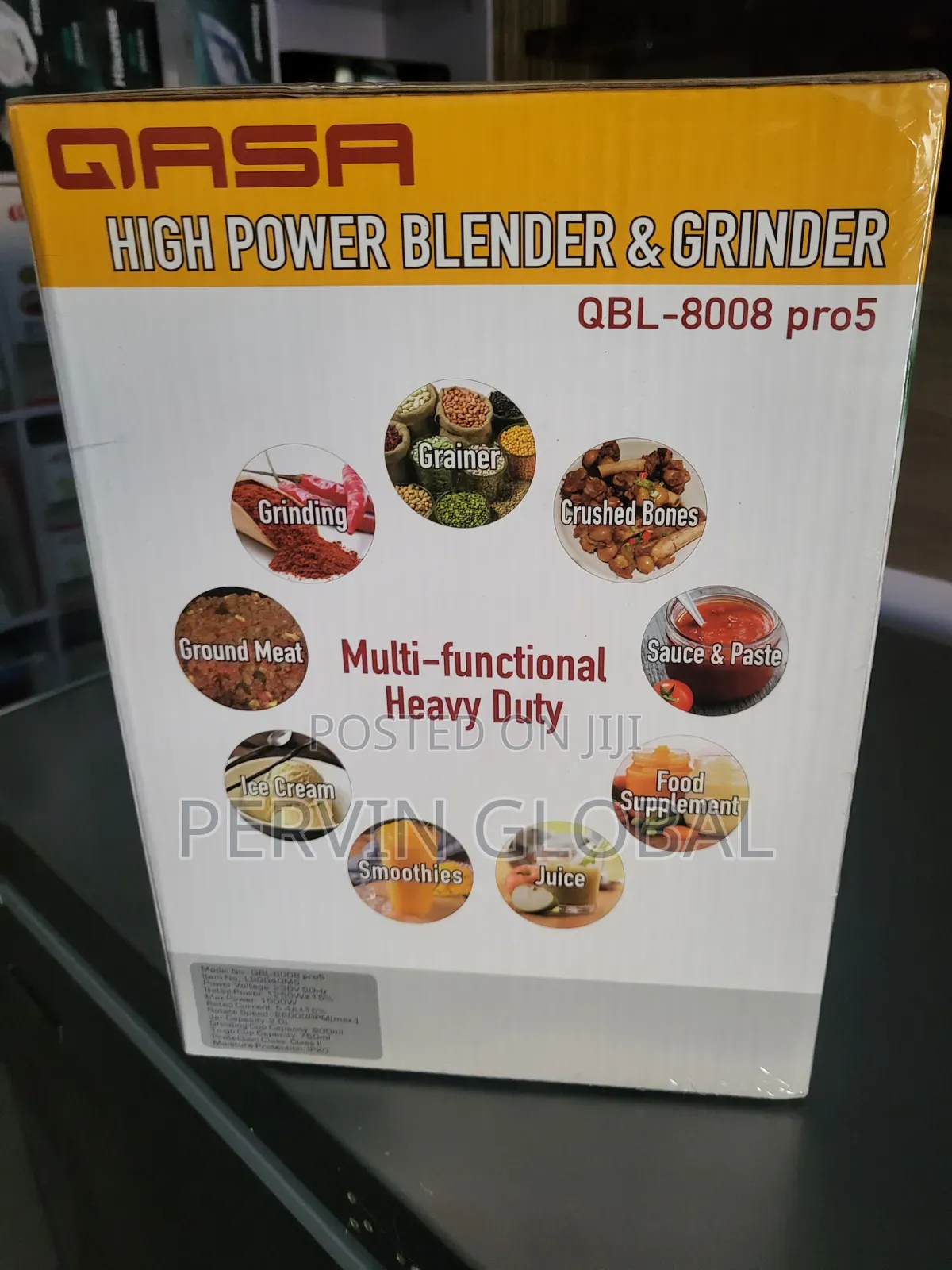 Qasa Blender Qbl8008 Pro5 1500w