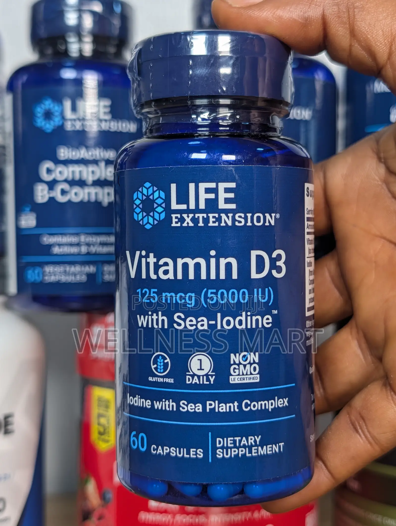 Life Extension Vitamin D3 5000 IU | Bone Immune | 60 Softgels