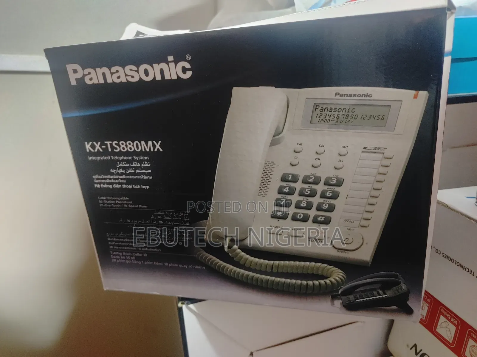 Panasonic Kx-Ts880mx Intercom Phone Telephone Box