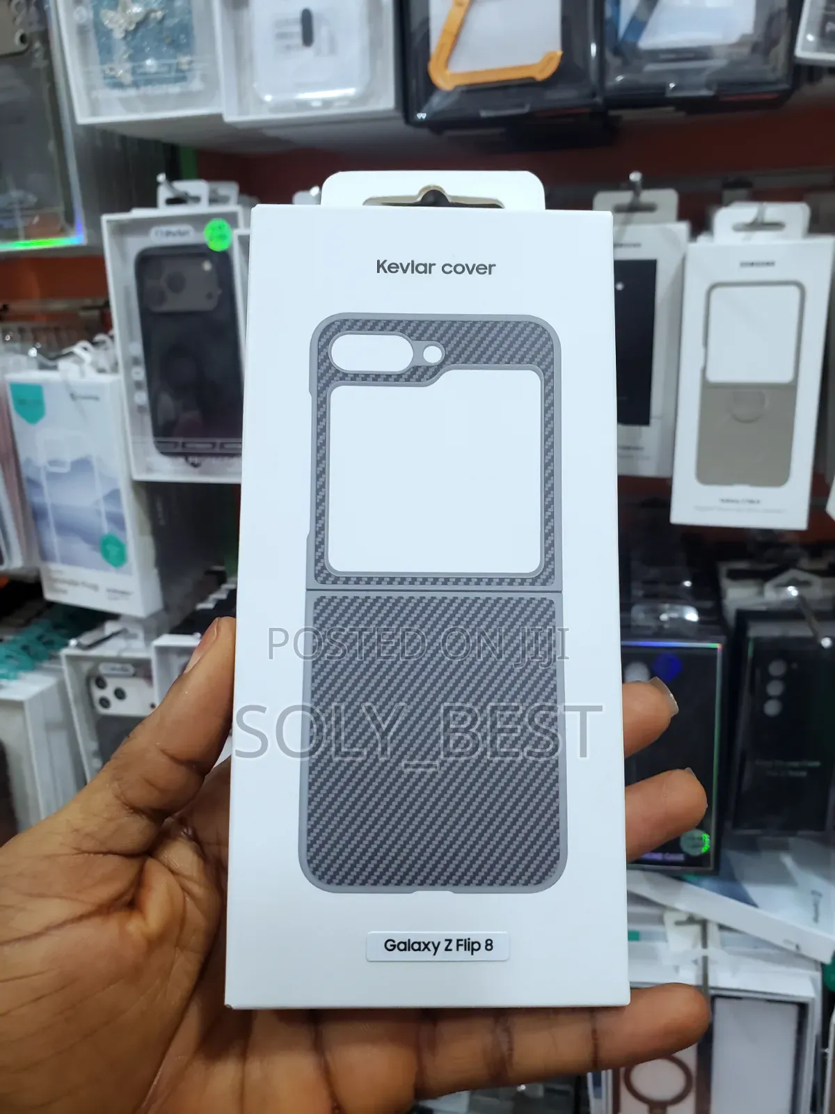 Kevlar Cases Designed for the Samsung Galaxy Z Flip 8.