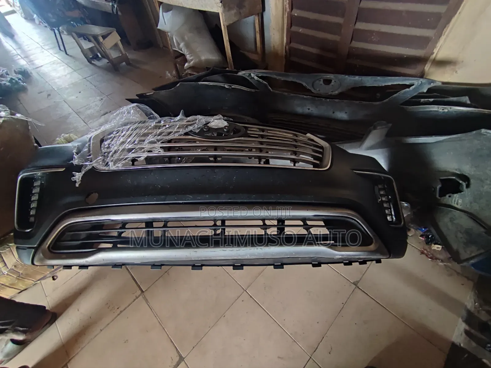 Complete Front Bumper Hyundai Santafe 2018 Grand