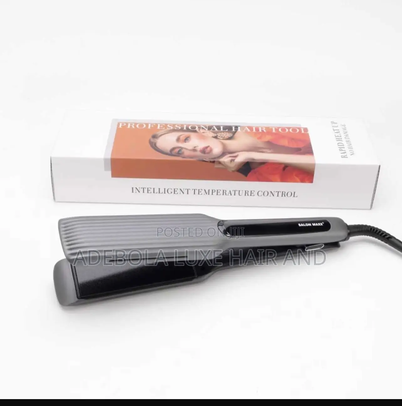 Salon Maxx Hair Straightener 500°f With Screen Touch Function