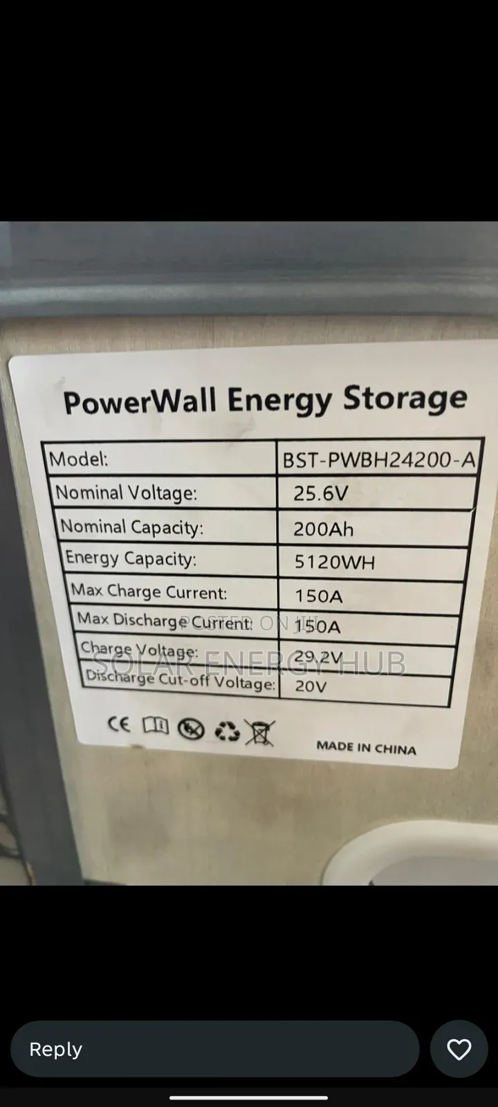 5kwh/24v Entelechy Lithium Battery