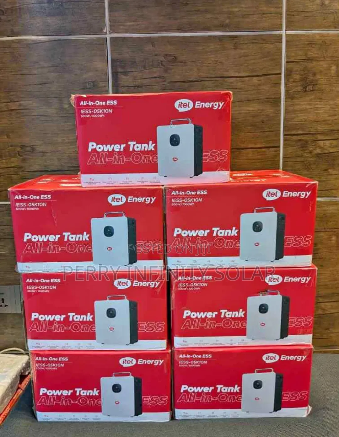 Itel 1kWh Solar Generator | 500W Pure Sine Wave | LiFePO4 Battery