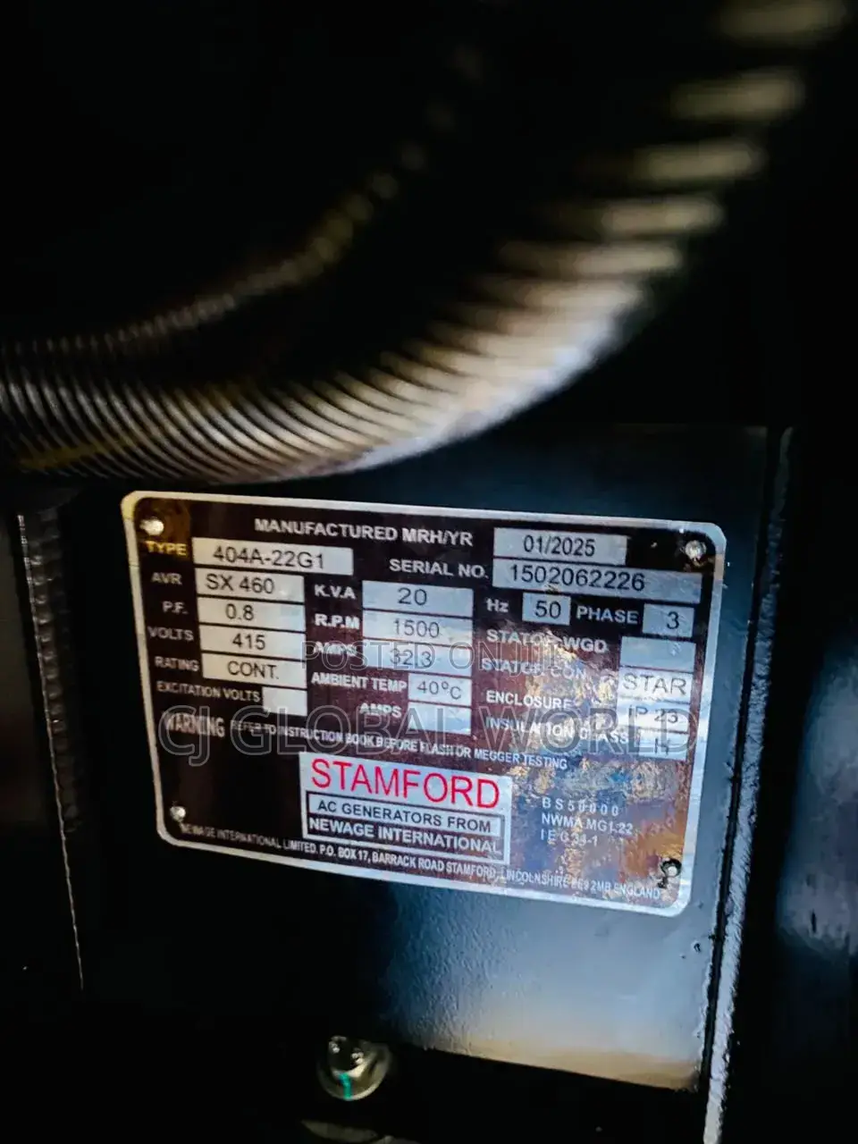 20kva Perkins Soundproof Generator