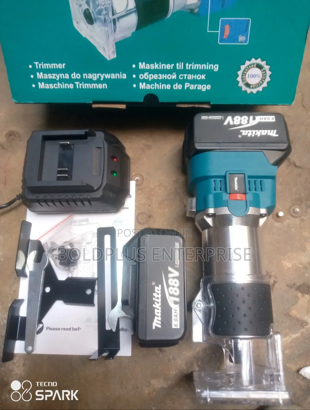 118 Volt Rechargable Wood Trimmer Machine