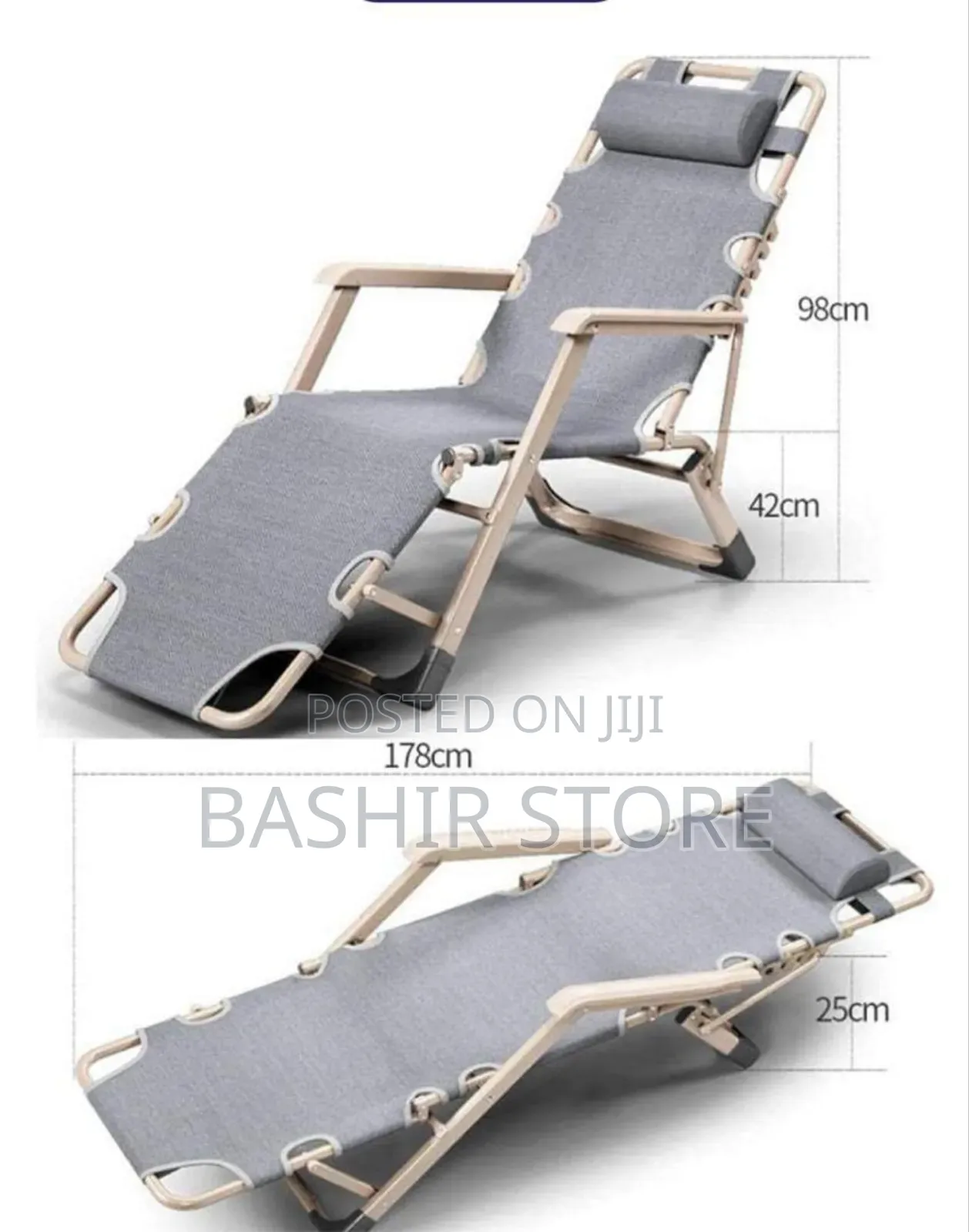 Foldable Chair and Bed
