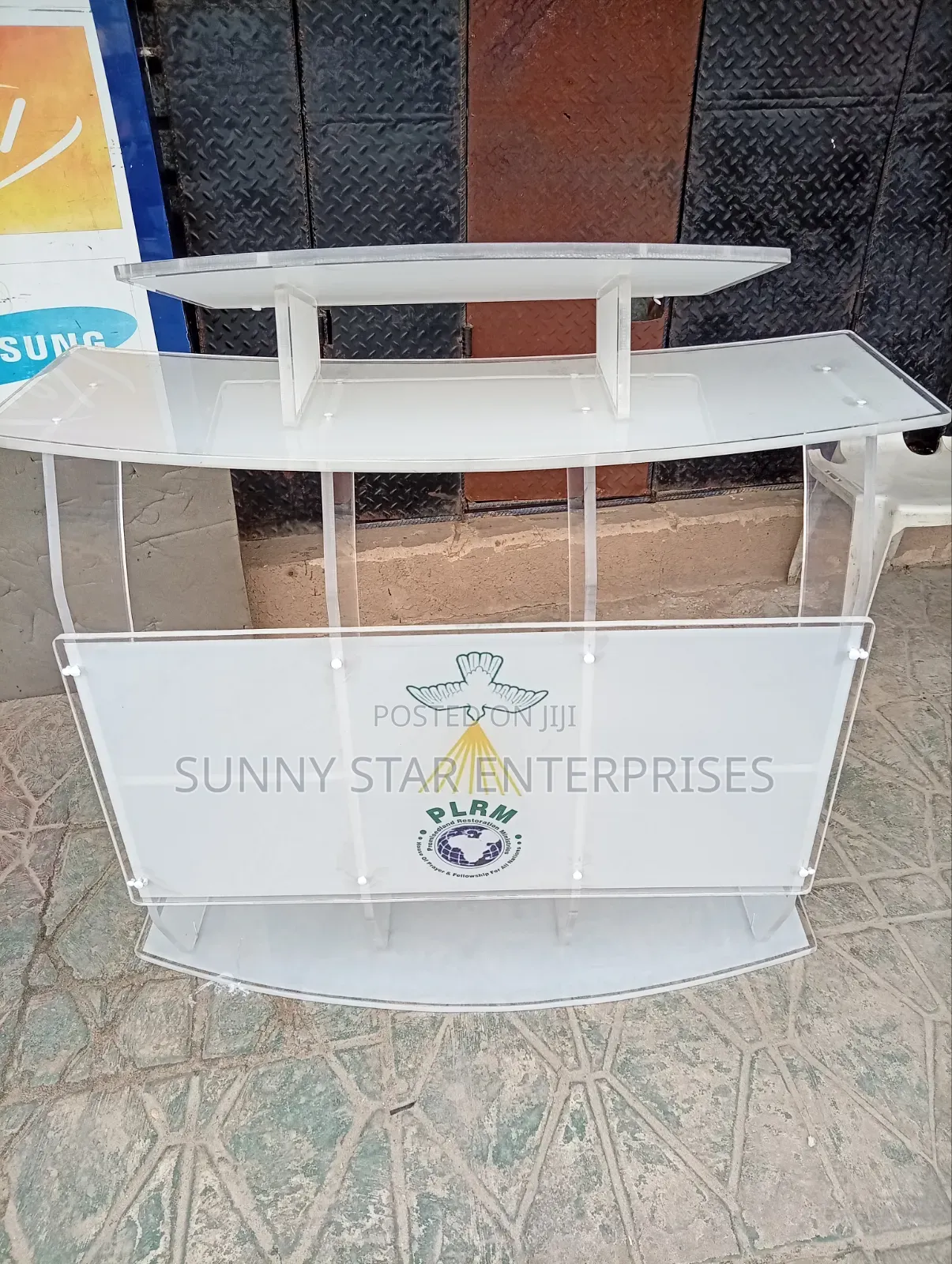 Premium Unbreakable Winners Acrylic Pulpit for Church