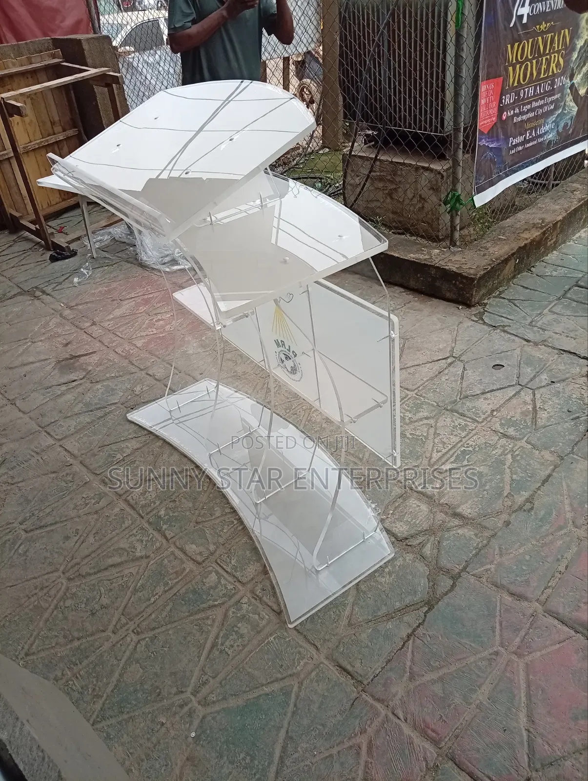 Premium Thick Unbreakable Acrylic Winners Pulpit