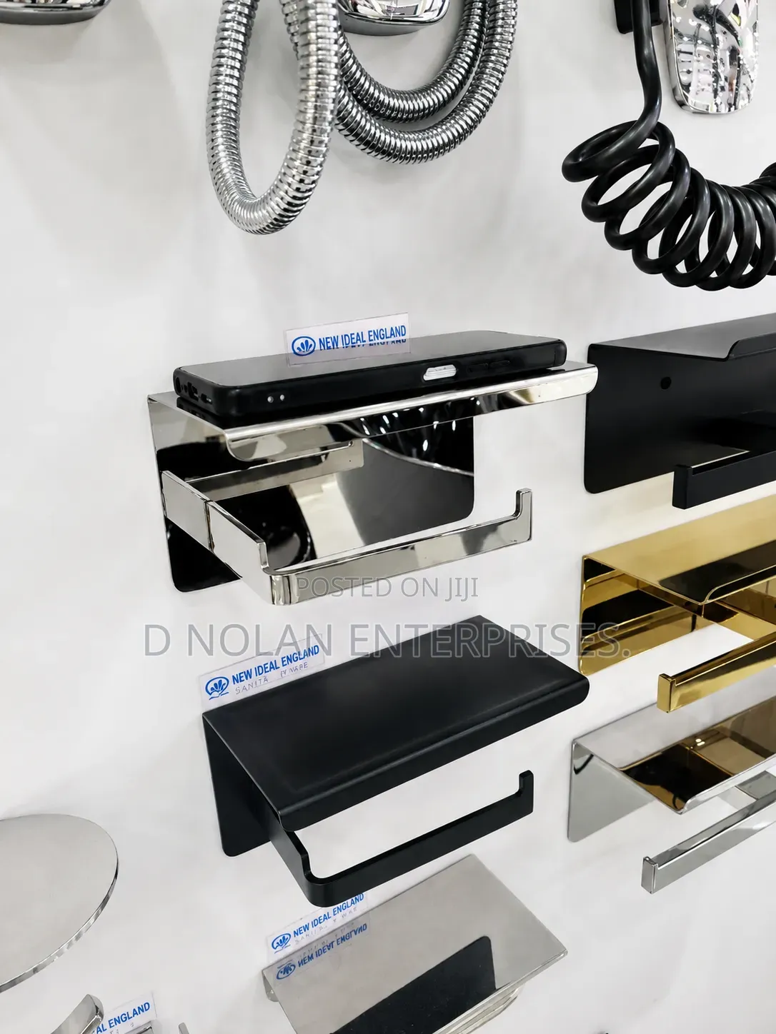 Premium Stainless Phone Top Tissue Holder