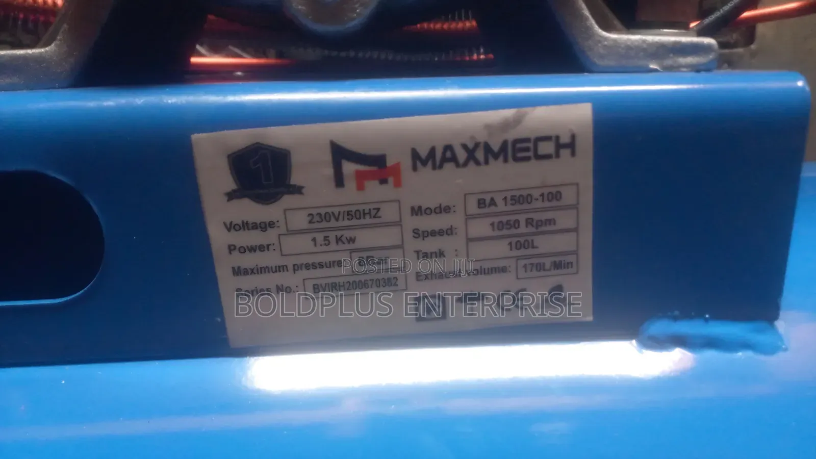 100 Litre Compressor Machine