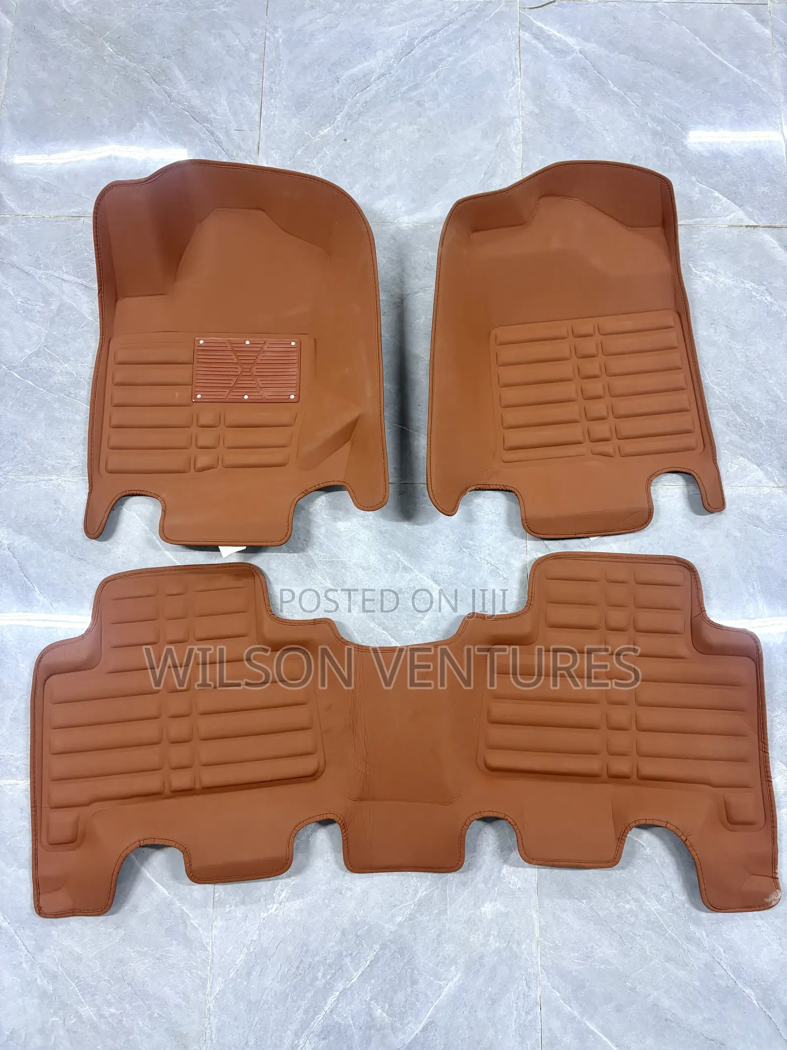 High Quality Color Prado Leather Foot Mat