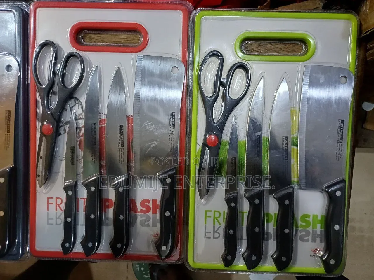 Cutting Board With Knife Set