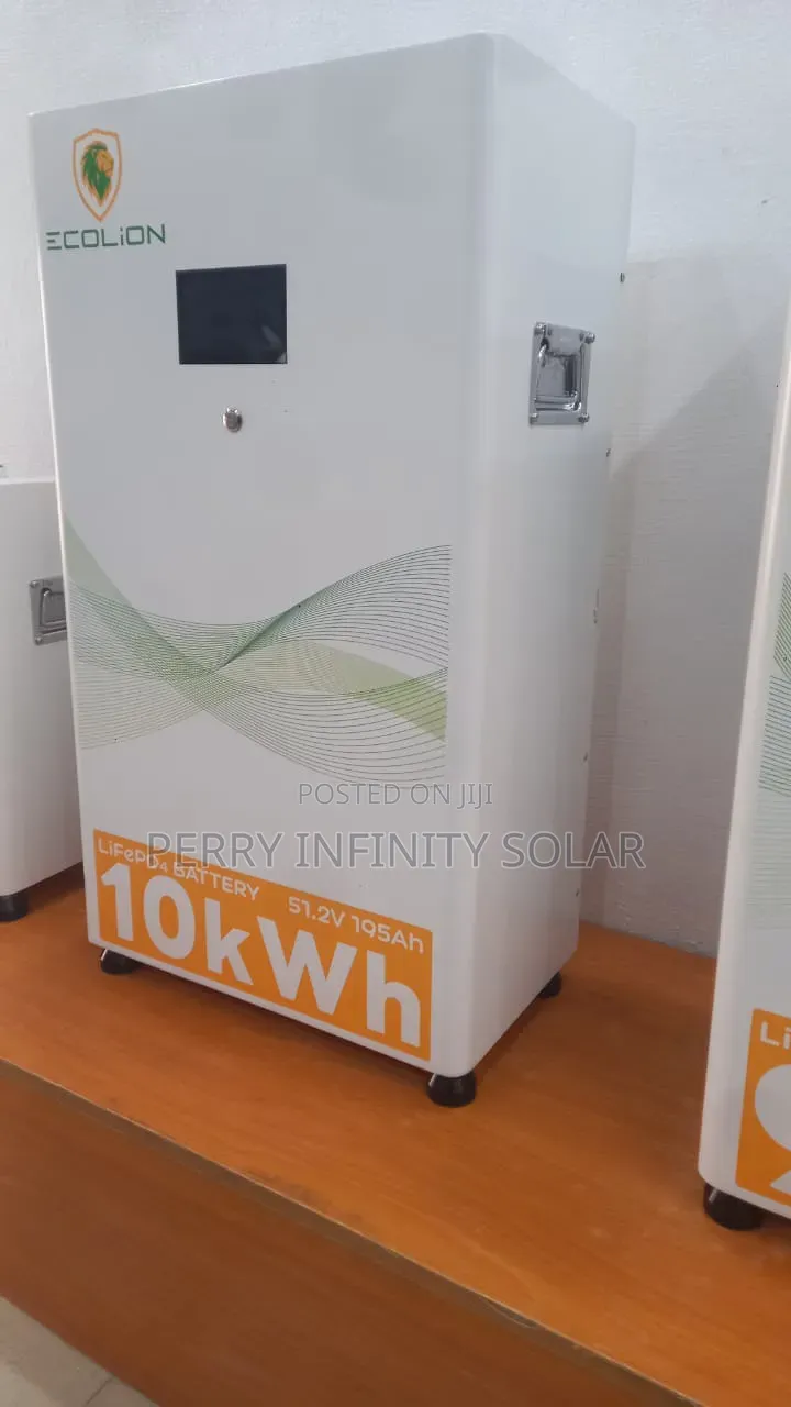 Ecolion 10kWh 51.2V 200Ah Lithium Battery | Smart BMS | 6000+ Cycles