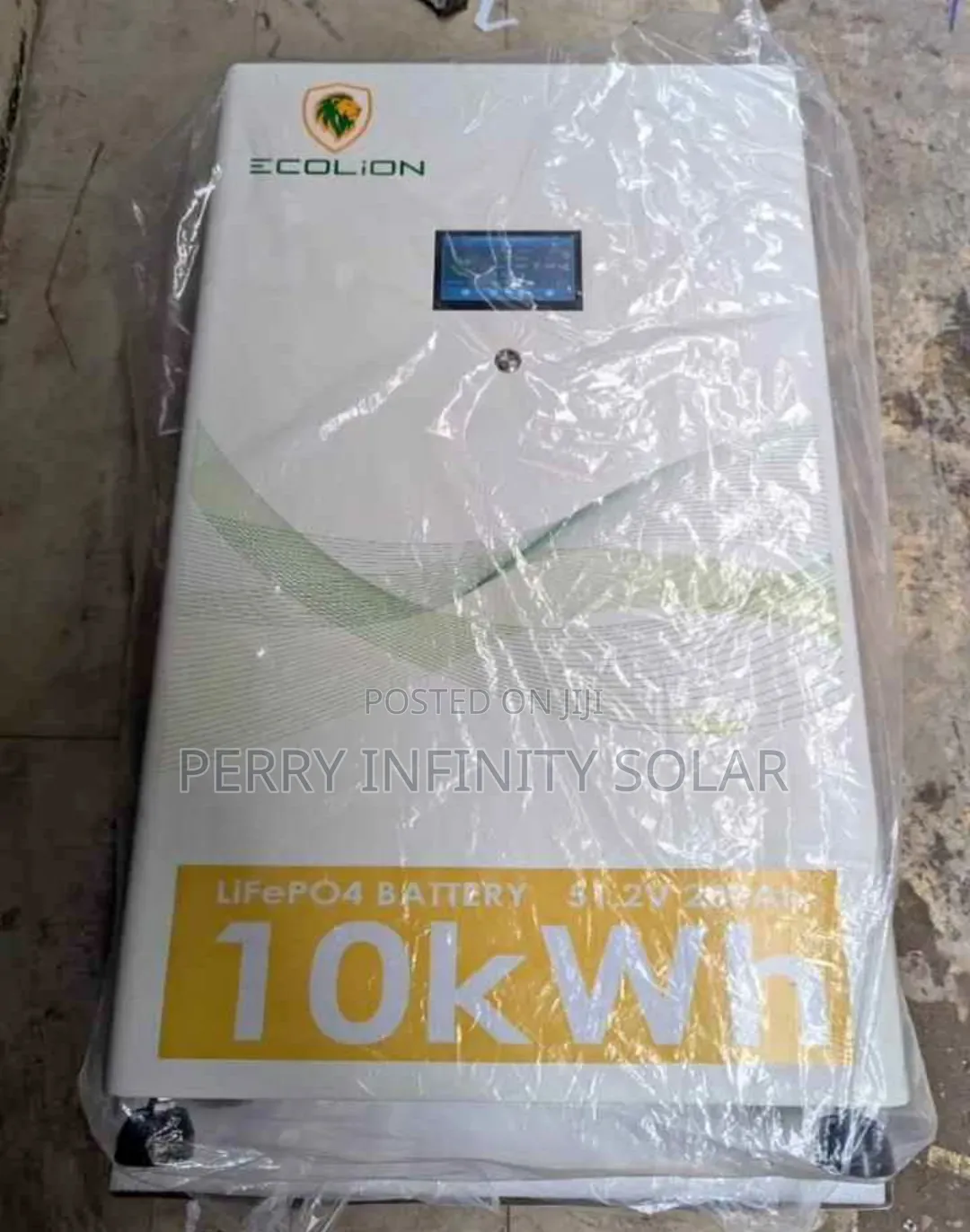 Ecolion 10kWh 51.2V 200Ah Lithium Battery | Smart BMS | 6000+ Cycles