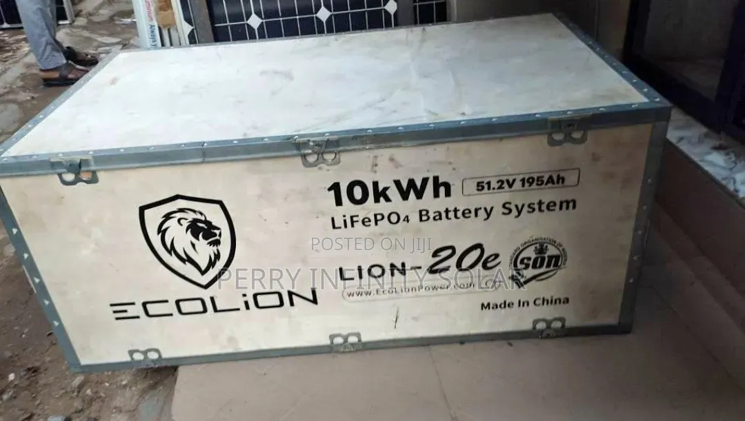 Ecolion 10kWh 51.2V 200Ah Lithium Battery | Smart BMS | 6000+ Cycles