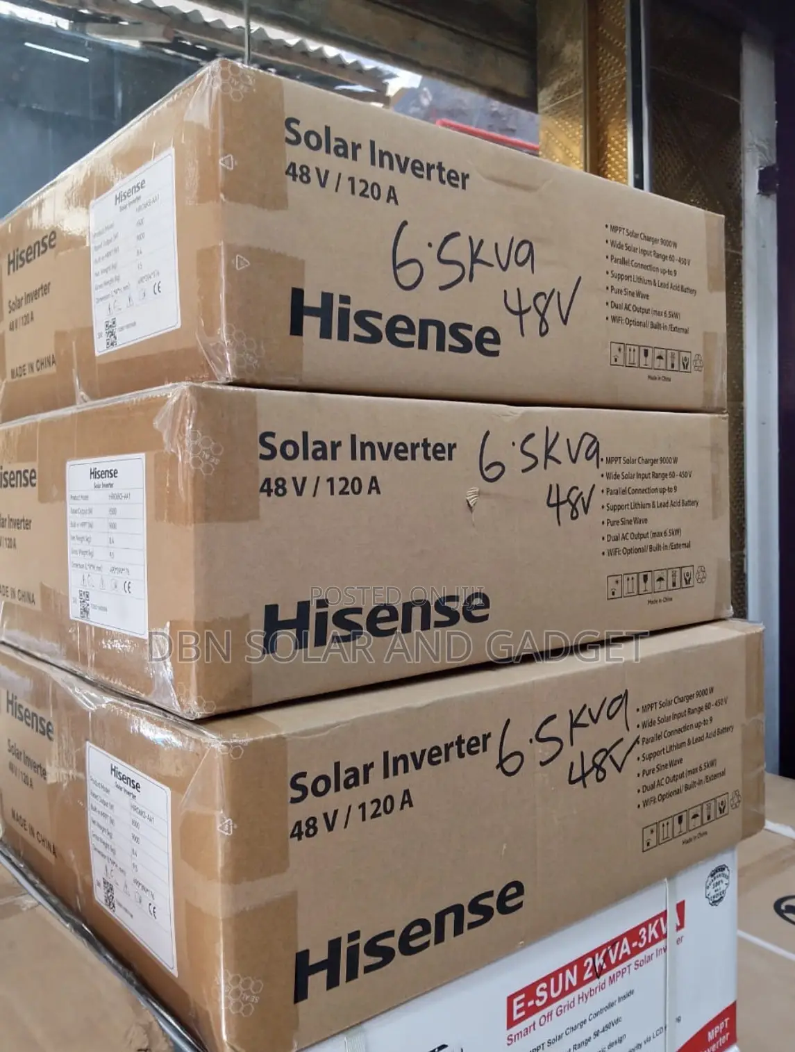 6.5kva 48v Hisense Solar Inverter Hybrid Very Good Quality