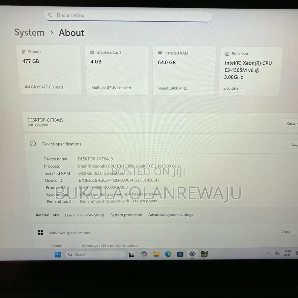 Laptop Lenovo ThinkPad P51 16GB Nvidia SSD 512GB