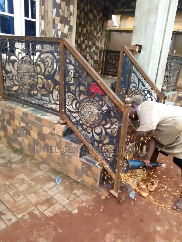 Wrought Iron Stair Railings.