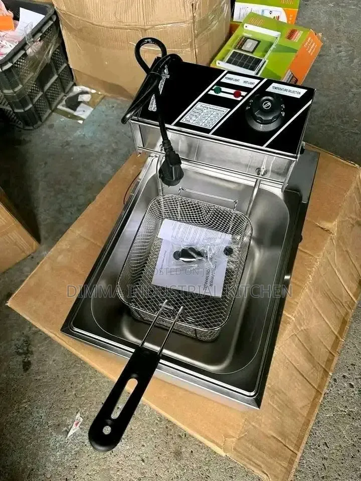 Single Basket Electric Deep Fryer With Tap
