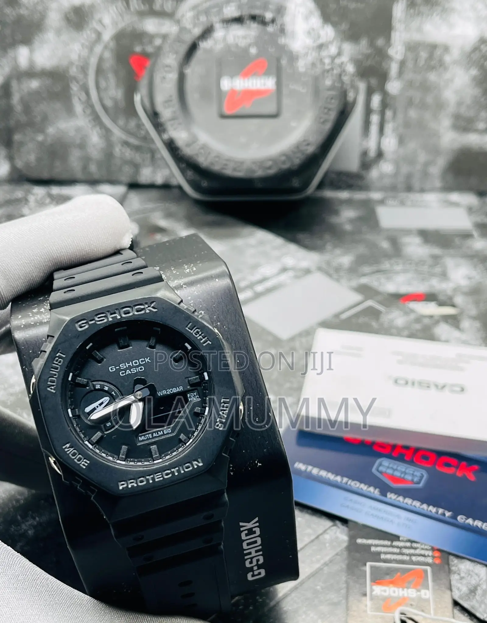 G-Shock Lumious Display Wristwatch Black