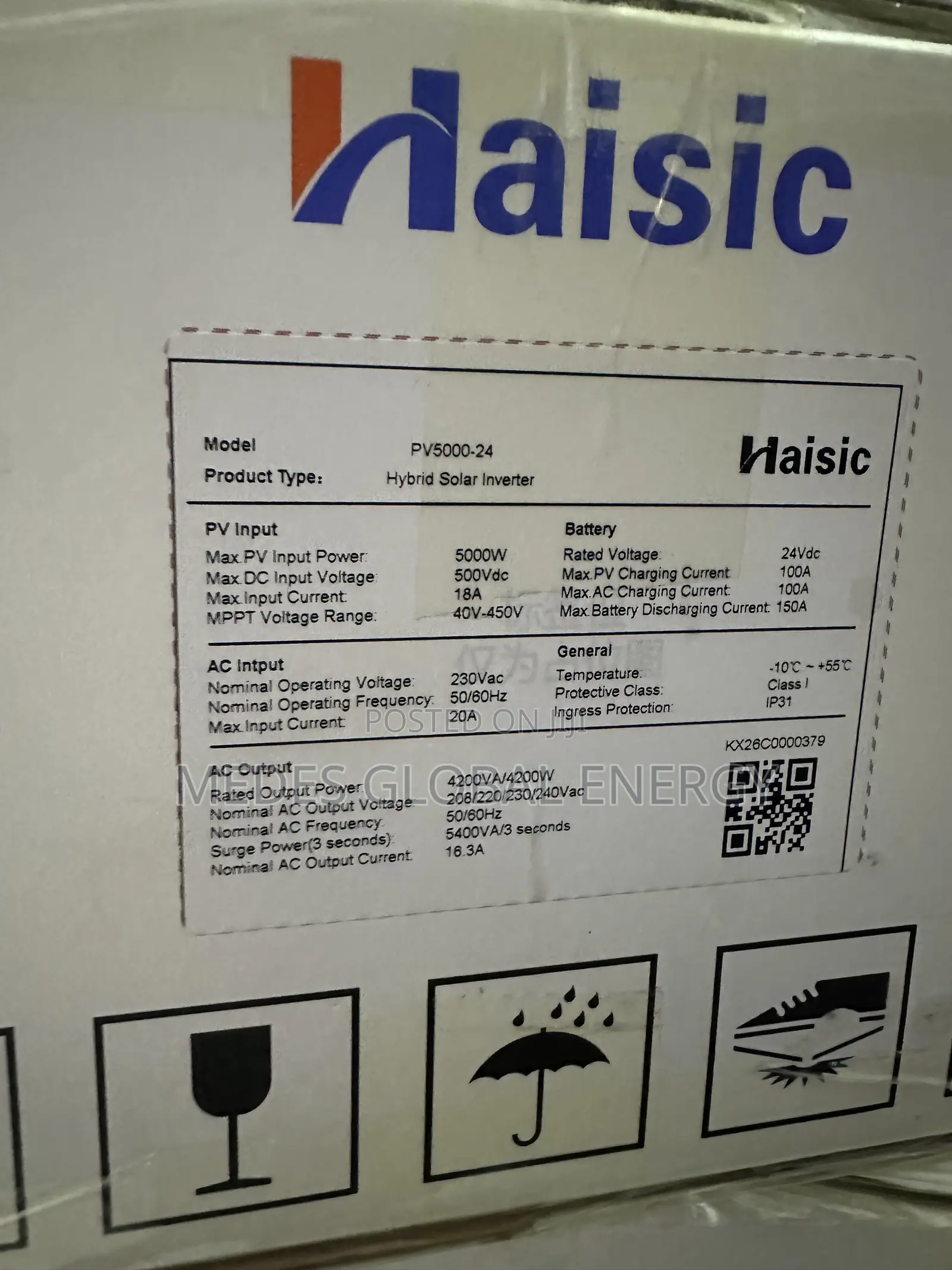 5kva 24v Haisic Hybrid Inverter