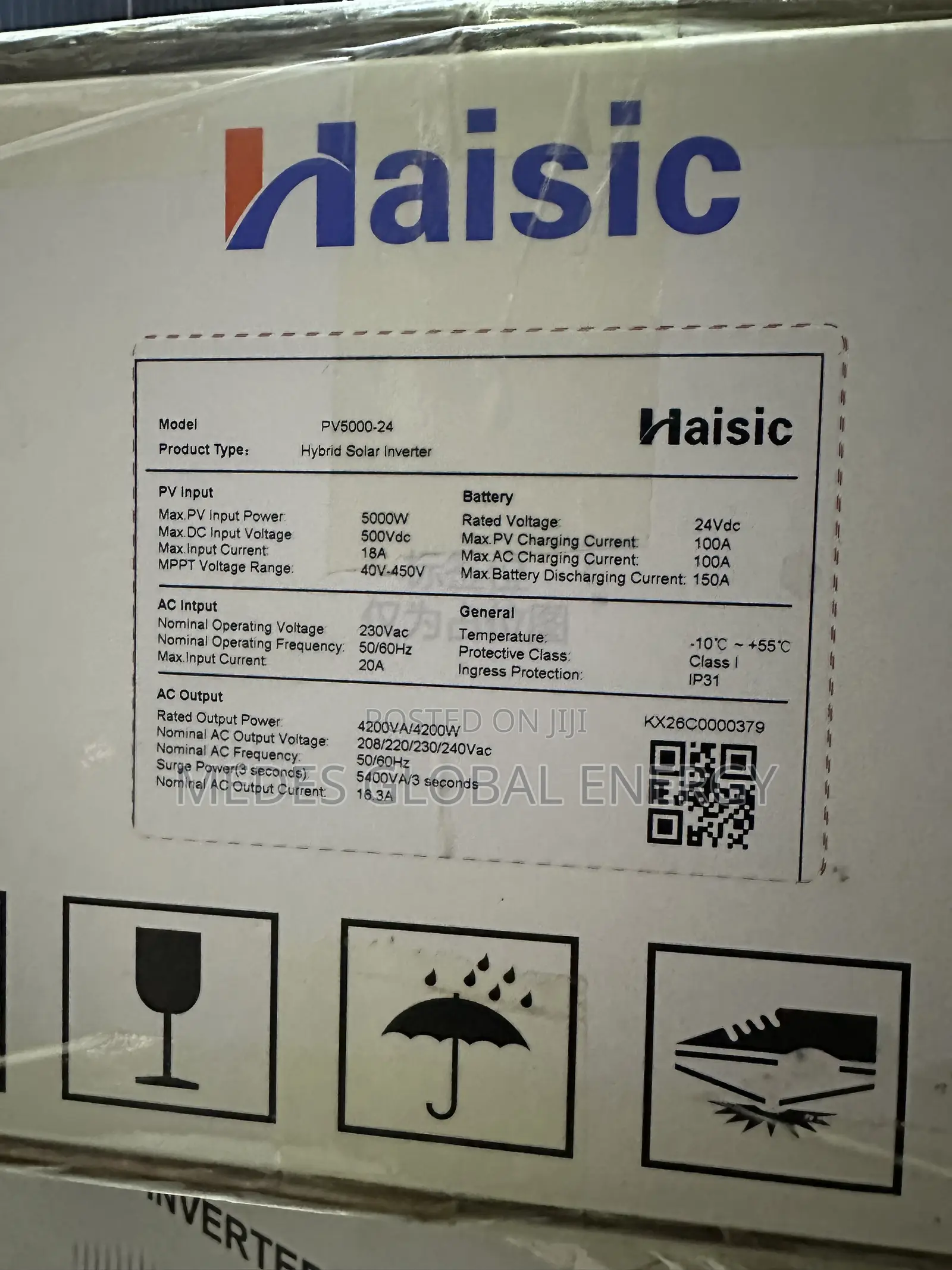 5kva/5000w 24v Haisic Hybrid Inverter