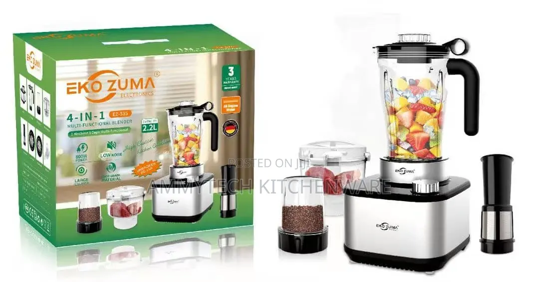 High Quality 3in1 Ekozuma Turborcrush Blender