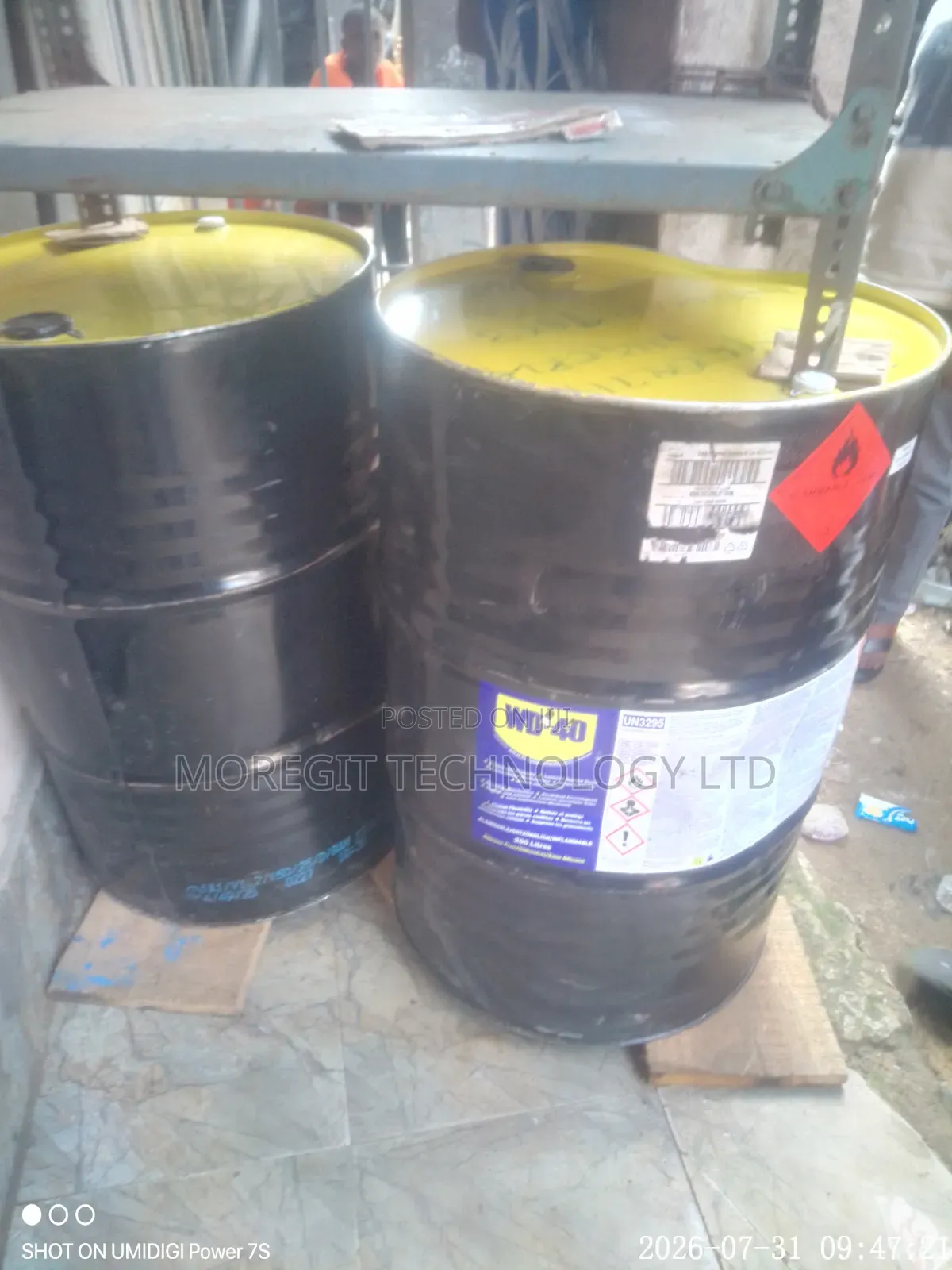 WD-40 Lubricants 200L Drum