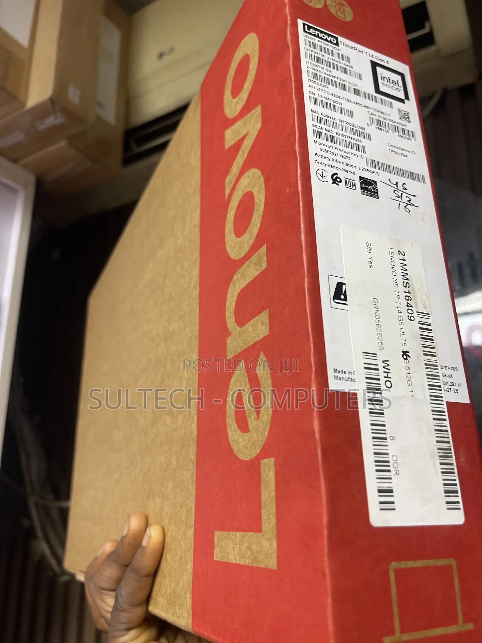 New Laptop Lenovo ThinkPad T14 16GB Intel Core Ultra 5 SSD 512GB