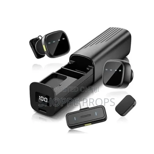  Dual Wireless Magnetic Microphone