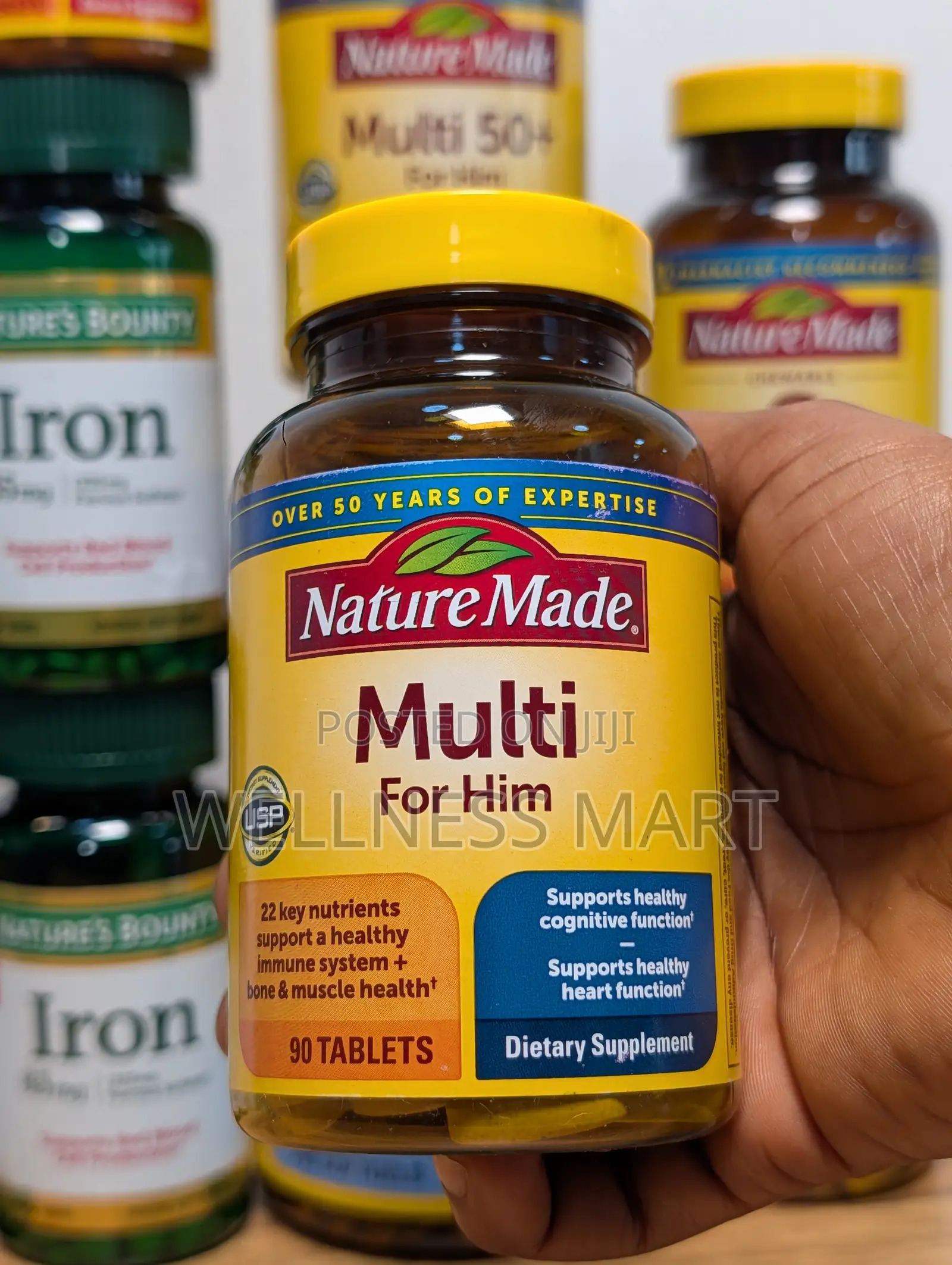 Nature Made Multivitamin for Him | 90 Tabs | No Iron | U.S.A