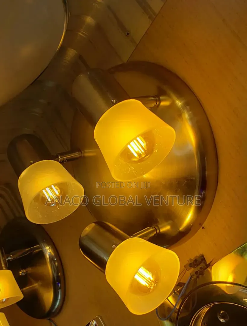 3 Light Adjustable Ceiling Spot Light Silver Colour