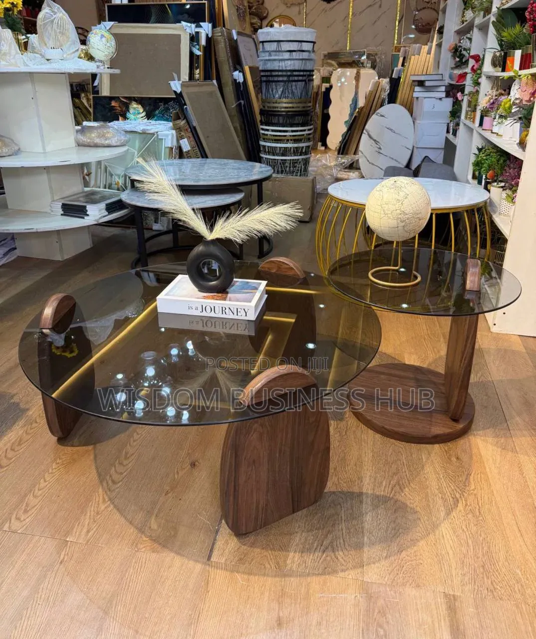 Glass Center Table (2 in 1) for Homes and Offices