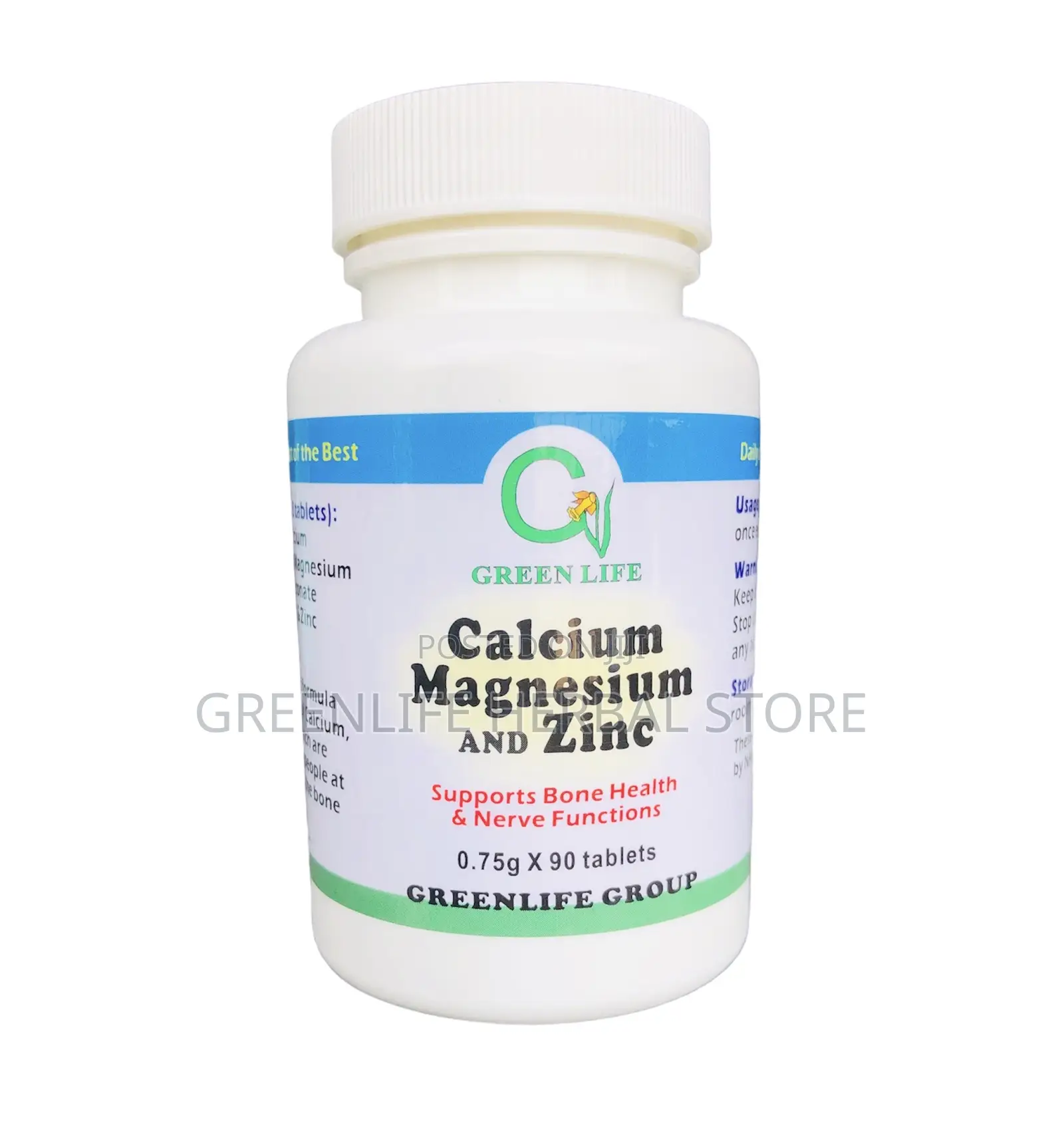 Greenlife Cal-Mag-Zinc— Strong Bones Energy