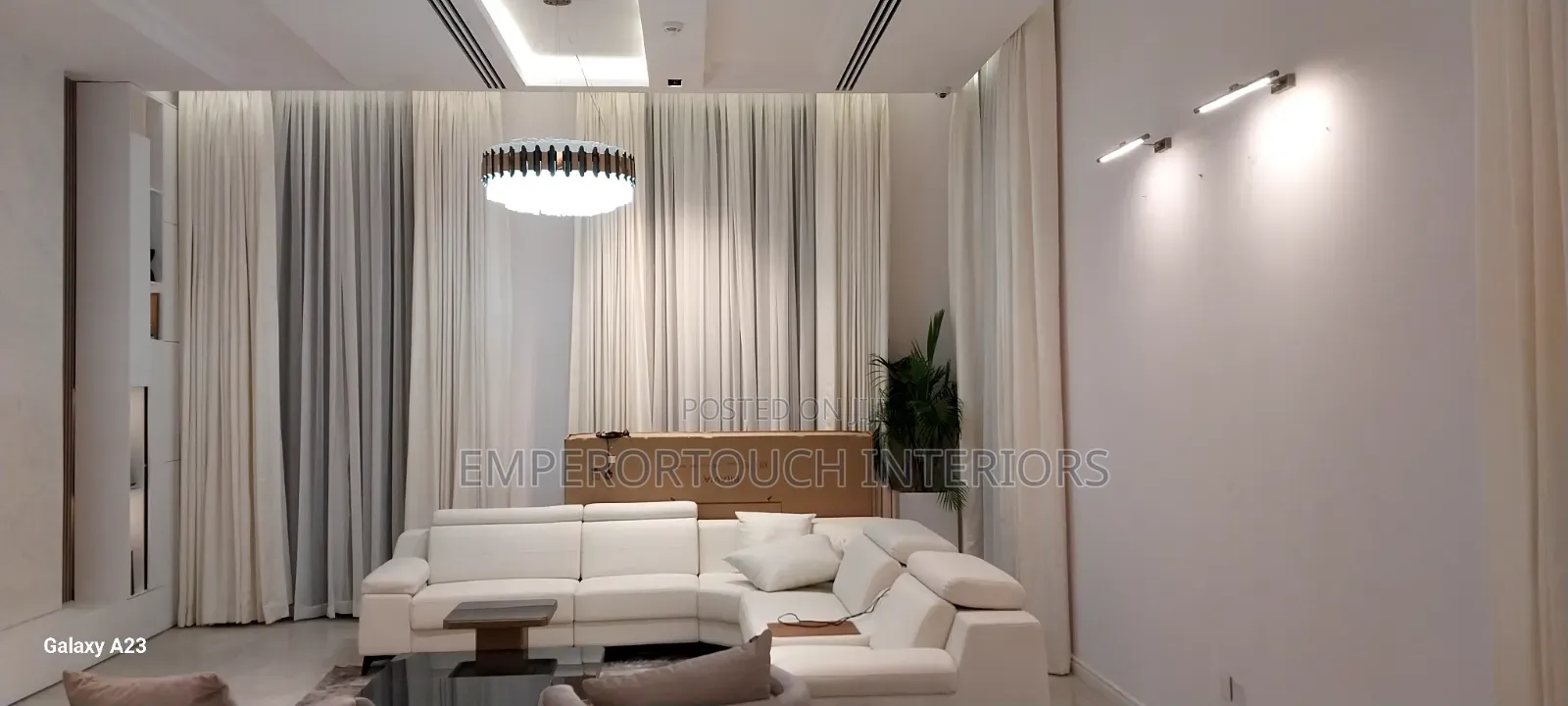 Curtain for Living Room and Day and Night Blind