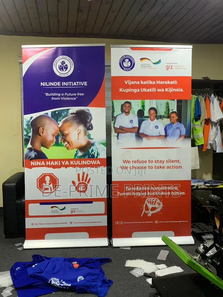 Flex Banners, Roll-Up Stands Sticker Prints (All Sizes Quantity)