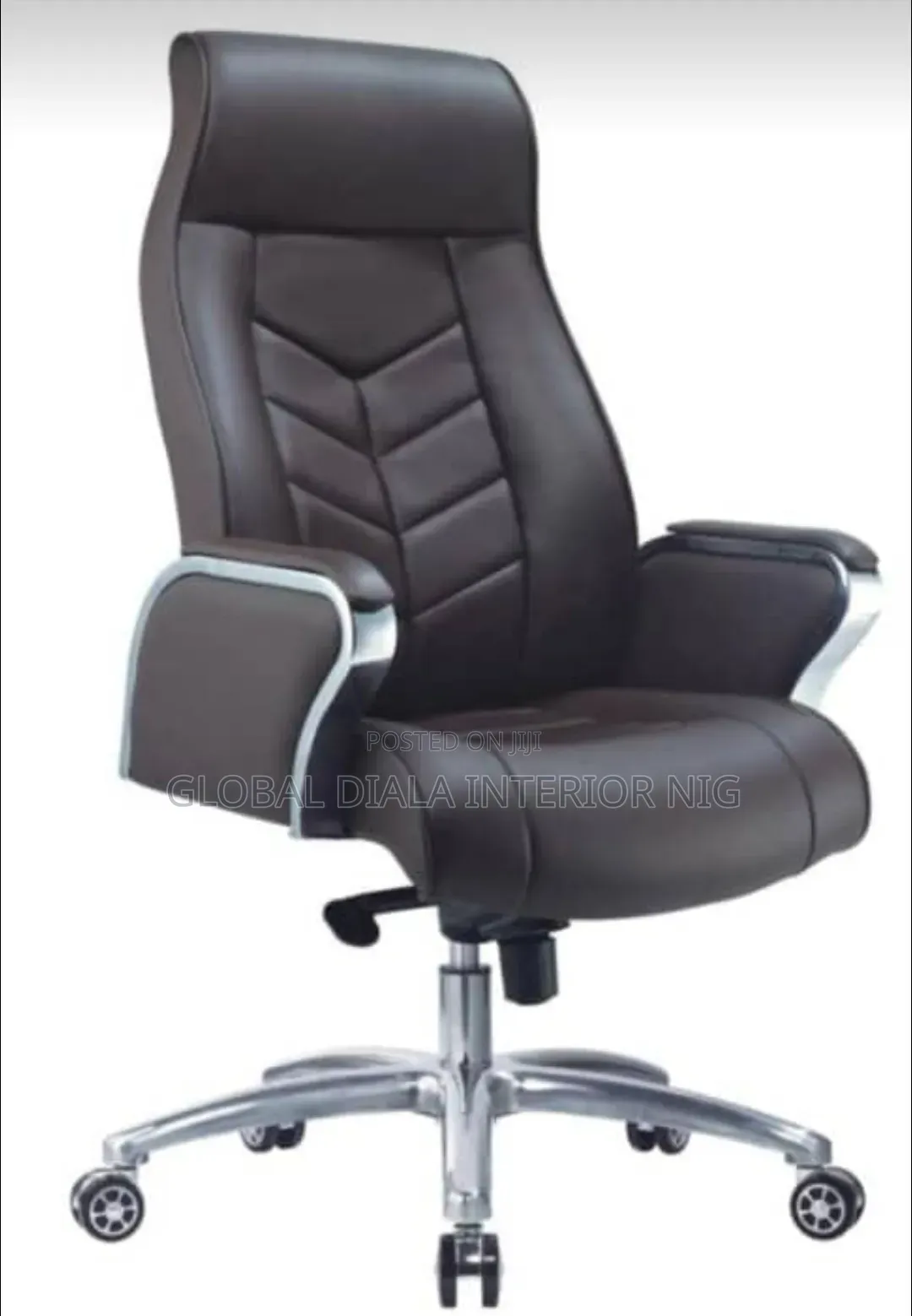 Boss Office Products High-Back Ergonomic Leather Executive Chair